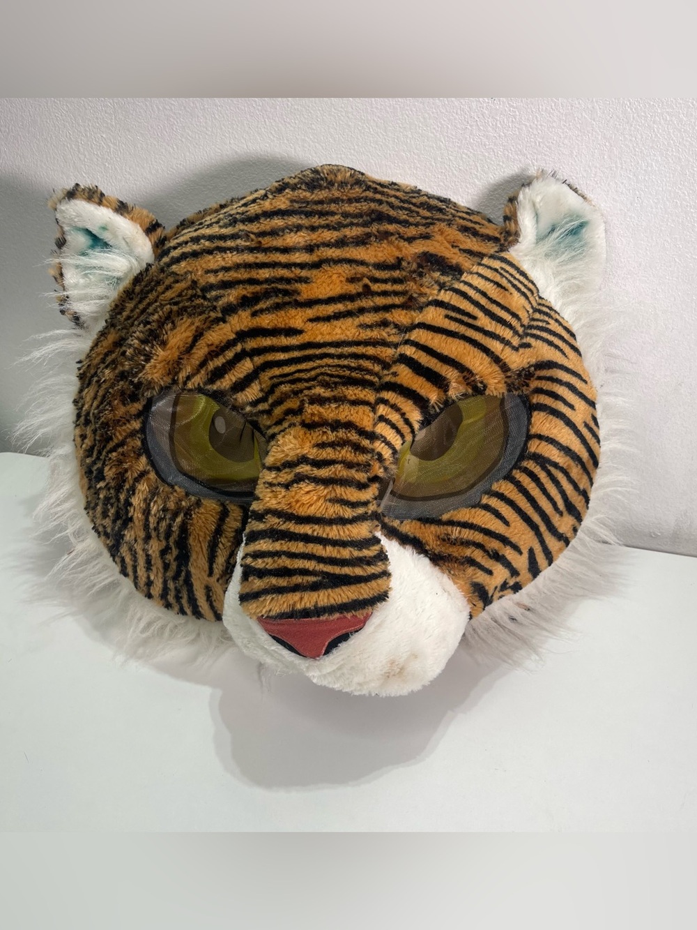 Dan Dee Tiger Head Mascot Mask Adult Costume Cosplay Mask Plush Halloween